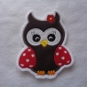 Applikation/Aufnäher süsse Eule