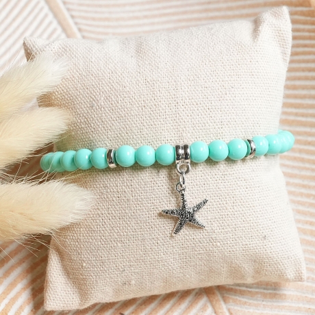 Seestern Perlenarmband – Freundschaftsarmband Boho Glücksarmband