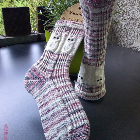 Wollset 1 für Eulensocken aus 4-fädiger HighTwist, 100g