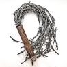Wünsdorf. 61cm/24 Flogger aus Leder-Stacheldraht