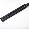 Tawse/Strauss/Schwarz. 51cm/20, aus geschichtetem Leder