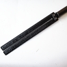Tawse/Strauss/Schwarz. 51cm/20, aus geschichtetem Leder