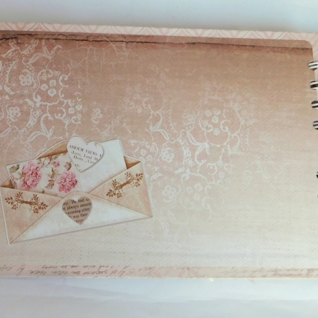 ♥ hübsches Ringbuch zur Hochzeit ♥ Tagebuch Gästebuch Geschenk