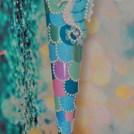 Schultüte Meerjungfrau Zuckertüte Rohling für Mädchen mermaid