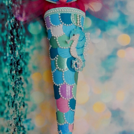 Schultüte Meerjungfrau Zuckertüte Rohling für Mädchen mermaid