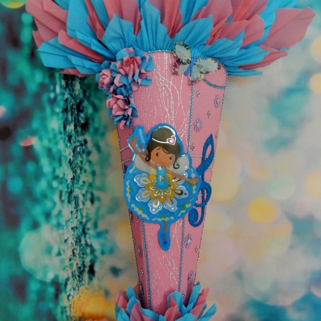 Schultüte Ballerina   Zuckertüte für Mädchen