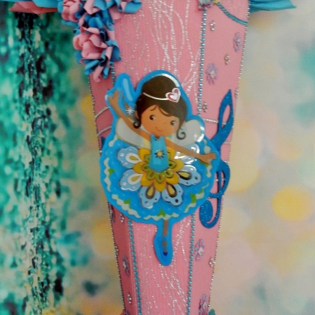 Schultüte Ballerina   Zuckertüte für Mädchen