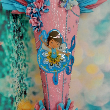Schultüte Ballerina   Zuckertüte für Mädchen