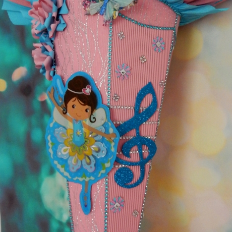 Schultüte Ballerina   Zuckertüte für Mädchen