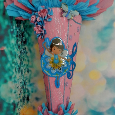 Schultüte Ballerina   Zuckertüte für Mädchen