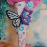 Schultüte Schmetterling   Zuckertüte