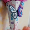 Schultüte Schmetterling   Zuckertüte