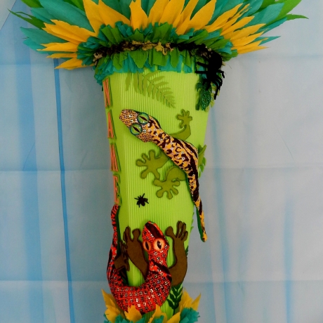 Schultüte Gecko Dschungel Zuckertüte