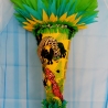 Schultüte Gecko Dschungel  Zuckertüte 