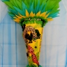 Schultüte Gecko Dschungel  Zuckertüte 