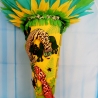 Schultüte Gecko Dschungel  Zuckertüte 