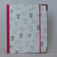 Notizbuch A6 ♥ Ringbuch Ordner Tagebuch Todo Kladde cats