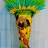 Schultüte Gecko Dschungel  Zuckertüte 