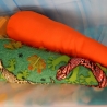 Schultüte Gecko Dschungel  Zuckertüte + Inlettkissen