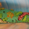 Schultüte Gecko Dschungel  Zuckertüte + Inlettkissen