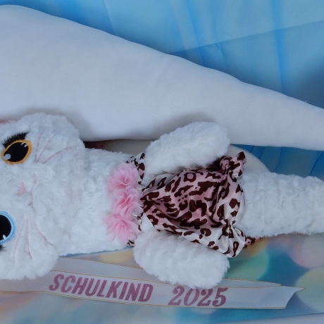 Schultüte Katze  Zuckertüte + Inlettkissen