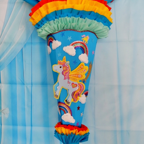 Schultüte Einhorn Zuckertüte  