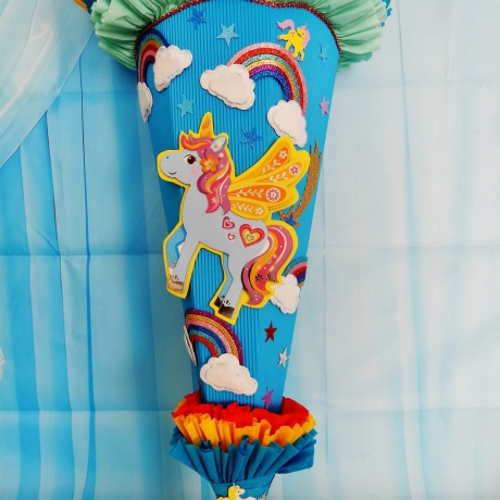 Schultüte Einhorn Zuckertüte  