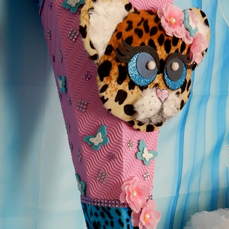 Schultüte Leopard Zuckertüte  Katze
