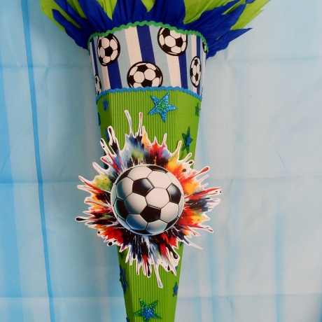 Schultüte Fußball  Zuckertüte 