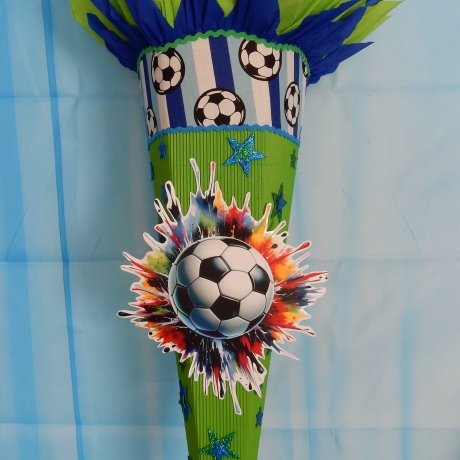 Schultüte Fußball  Zuckertüte 
