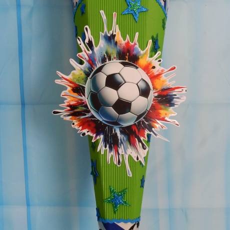 Schultüte Fußball  Zuckertüte 