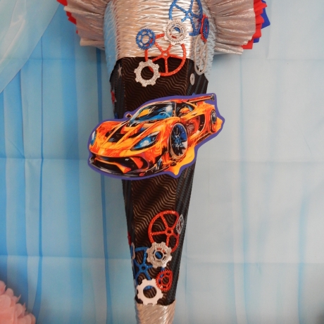 Schultüte Auto Zuckertüte  Rennauto