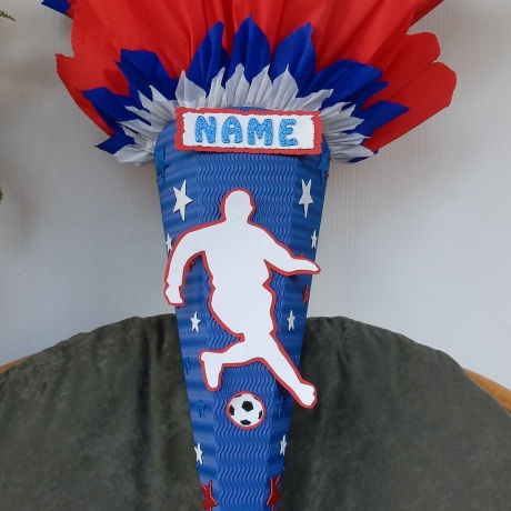 Schultüte Fußball  Zuckertüte 