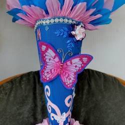 Schultüte Schmetterling   Zuckertüte