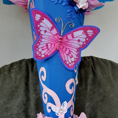 Schultüte Schmetterling   Zuckertüte