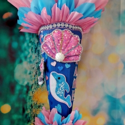 Schultüte Delfin Zuckertüte Delphin