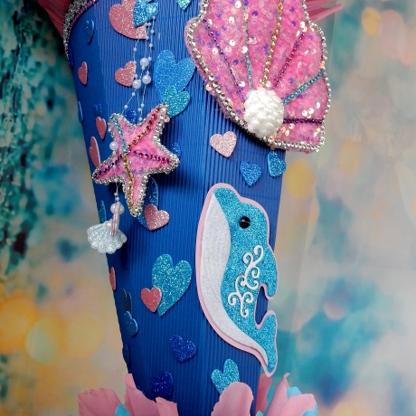 Schultüte Delfin Zuckertüte Delphin