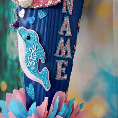 Schultüte Delfin Zuckertüte Delphin