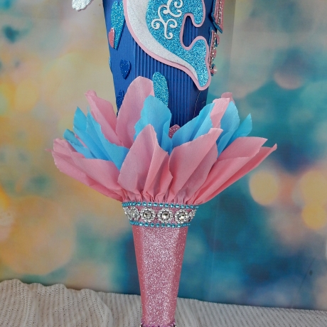 Schultüte Delfin Zuckertüte Delphin