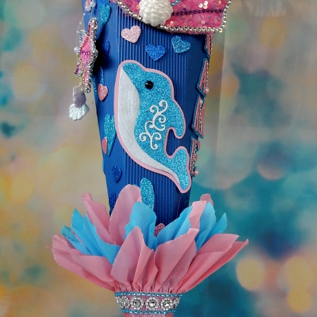 Schultüte Delfin Zuckertüte Delphin