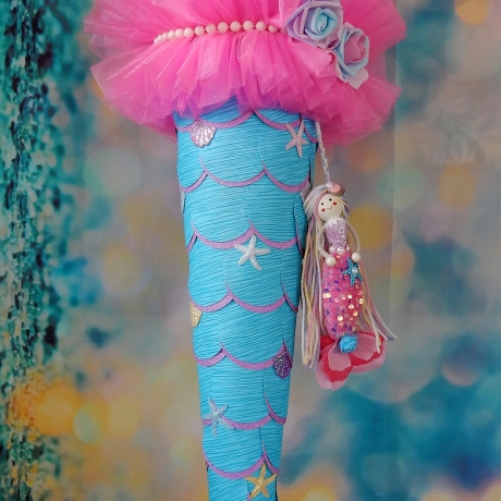 Schultüte Meerjungfrau Zuckertüte Rohling für Mädchen mermaid