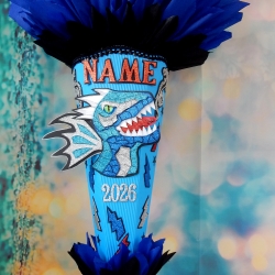 Schultüte Drache  Dino  Zuckertüte 