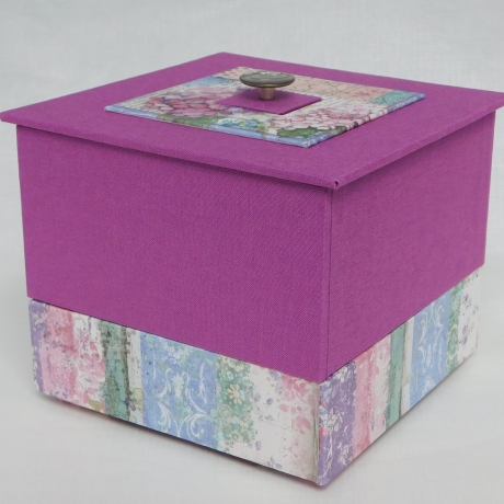 hübsche Stapelbox 3tlg ♥ Schachtel Sortierbox ♥ handgefertigt ♥