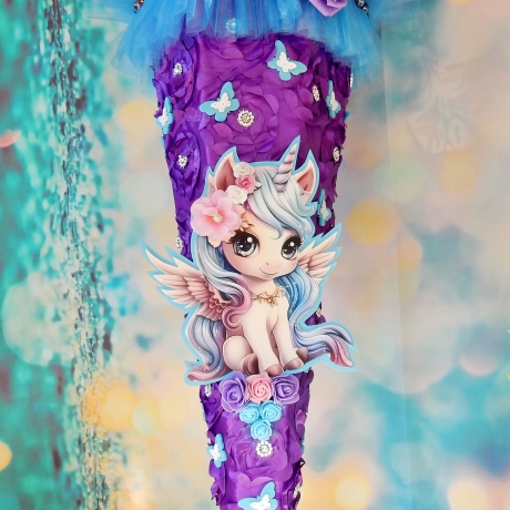Schultüte Einhorn  Zuckertüte
