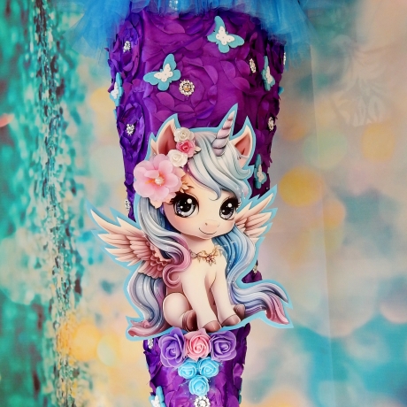 Schultüte Einhorn  Zuckertüte