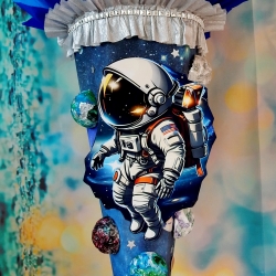 Schultüte Weltraum Zuckertüte Astronaut, Planeten und Sterne