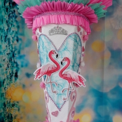 Schultüte Flamingo  Zuckertüte