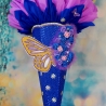 Schultüte  Zuckertüte Schmetterling