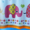 Scheibengardine für Kinder mit niedlichen Elefanten