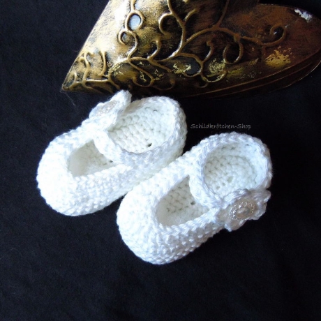 Baby Taufschuh Eloise 8-9 cm Sohlenlänge